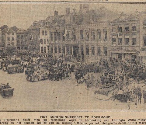 Het Koninginnefeest te Roermond – Algemeen Handelblad, 28 augustus 1928
