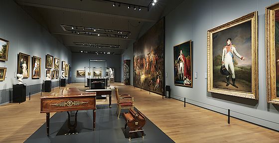 Zaal 19e eeuw in het Rijksmuseum