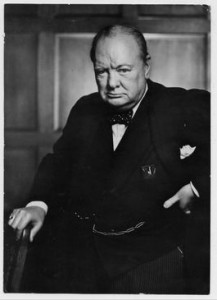 De 'bulldog' Winston Churchill
