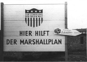 Affiche voor het Marshallplan in Recklinghausen – Foto: CC