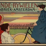 Affiche Hinde-Rywielenfabriek Amsterdam - Johann Georg van Caspel, 1896-98 (Wiki Commons)