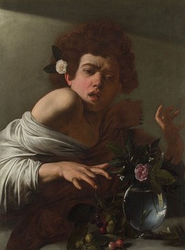 Caravaggio (1571 – 1610). Een jongen gebeten door een hagedis