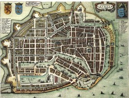 Kaart van Enkhuizen uit 1652 – Joan Blaeu