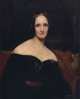 Mary shelley, portret door Richard Rothwell