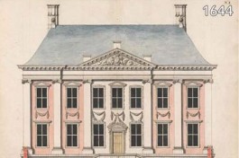 Mauritshuis in 1634 - Ontwerptekeningen van Van Campen (Mauritshuis)