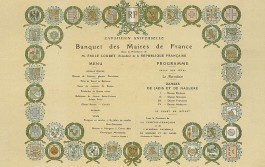 Afbeelding: frenchgourmethk, waar meer over het 1900 Banquet de Maires