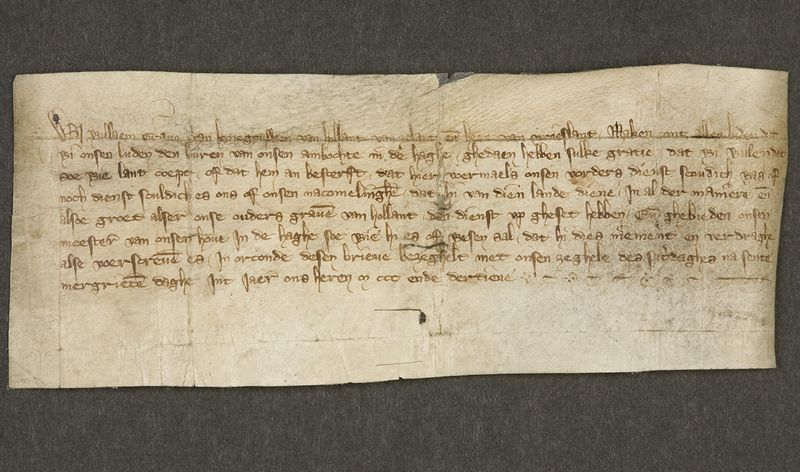 Charter van 14 juli 1313. Het oudste stuk uit de collectie van het Haags Gemeentearchief