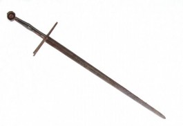 Het zwaard van de Friese krijgsheer en vrijheidsstrijder Grote Pier (Pier Gerlofs Donia) is één van de topstukken van het museum - Foto: Fries Museum