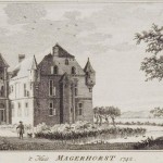 Huis Magerhorst door Paulus van Liender, naar origineel van Jan de Beijer 1742