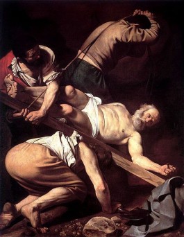 De kruisiging van Petrus - Caravaggio