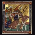 Godfried van Bouillon leidt het leger naar Jeruzalem tijdens de Eerste Kruistocht