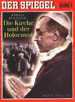 Het Duitse opinieblad Der Spiegel wijdde in 1997 een reportage aan Pius XII onder de titel 'De kerk en de holocaust'. 