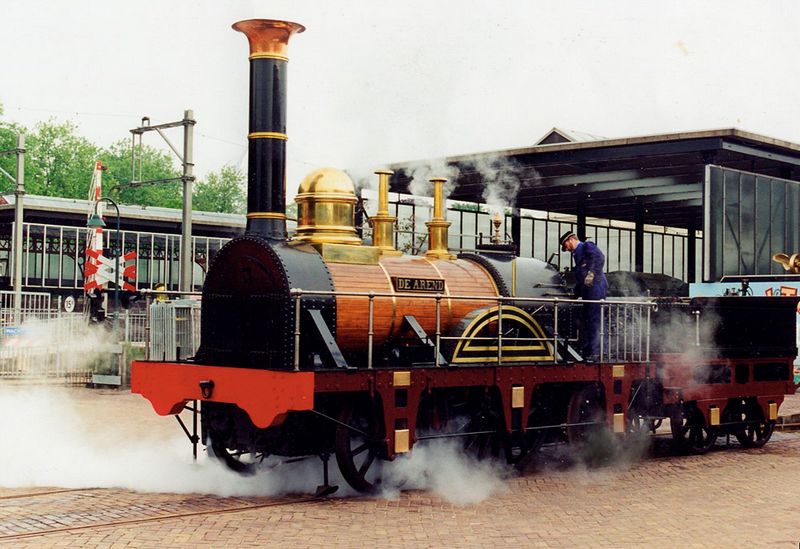 Oude stoomtrein - Foto: Spoorwegmuseum