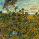 Zonsondergang bij Montmajour - Vicnent van Gogh, 1888 (Van Gogh Museum)