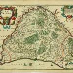 De oude kaart van de Veluwe - Afb: Cartografisch Antiquariaat Edward Wells