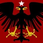 Vlag van het vorstendom Albanië Wied
