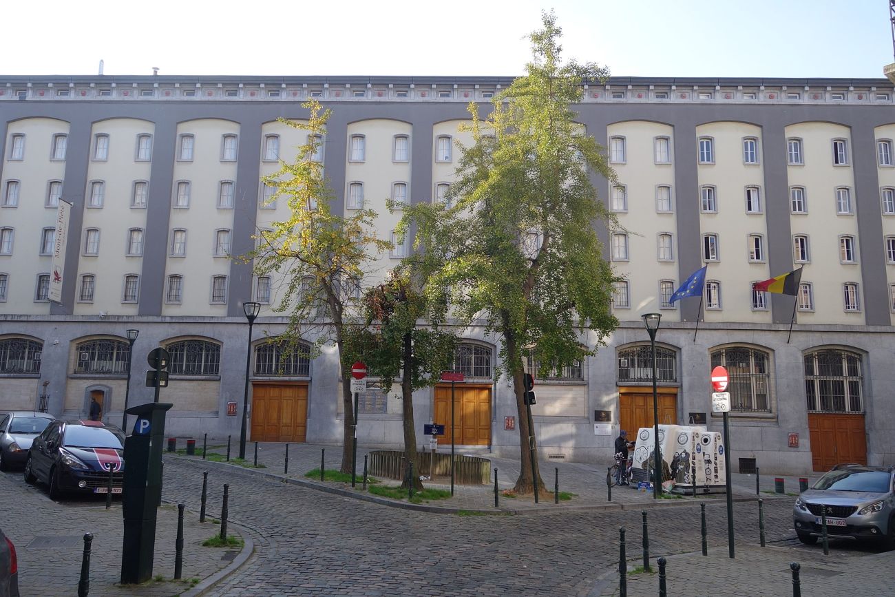 Voorgevel van de Berg van Barmhartigheid in Brussel