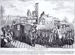 Executie van Lodewijk XVI in 1793