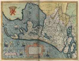 Kaart van 'Hollandia' in de door de KB verworven atlas