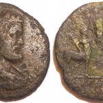 De zeldzame Romeinse munt - Foto: Niek Claassen