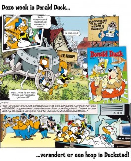 Dit verhaal in de Donald Duck (28-2013) maakte duidelijk dat ingrijpen in de geschiedenis riskant is voor de geschiedschrijving.