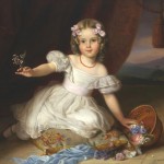 Portret van Alexine door J.B. van der Hulst, 1839 – Alexine was vier jaar oud toen dit portret van haar werd gemaakt. De schilder Van der Hulst werkte ook voor het hof. (Collectie Tinne Family Archives)