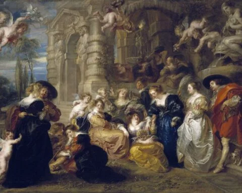 De liefdestuin - Peter Paul Rubens, ca. 1633