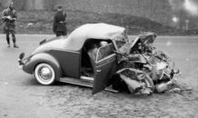 Het auto-ongeluk van prins Bernhard, 1937
