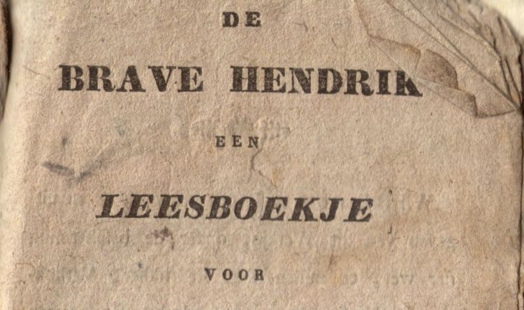 Detail van het boekje 'Brave Hendrik'