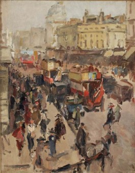 Isaac Israels (1856-1934) Regent Street, London - Afb: Christie's
