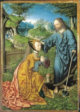 Jacob Cornelisz van Oostsanen, Noli me tangere, 1507, collectie Staatliche Museen Kassel