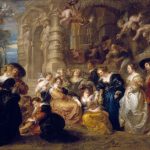 De liefdestuin - Peter Paul Rubens, ca. 1633 (Madrid, Museo Nacional del Prado)