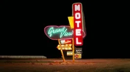 Steve Fitch Grand View Motel, Highway 85, Raton, New Mexico, 1980