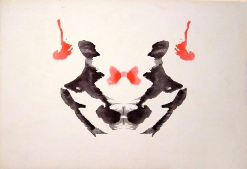 Inktvlek uit de test van Hermann Rorschach