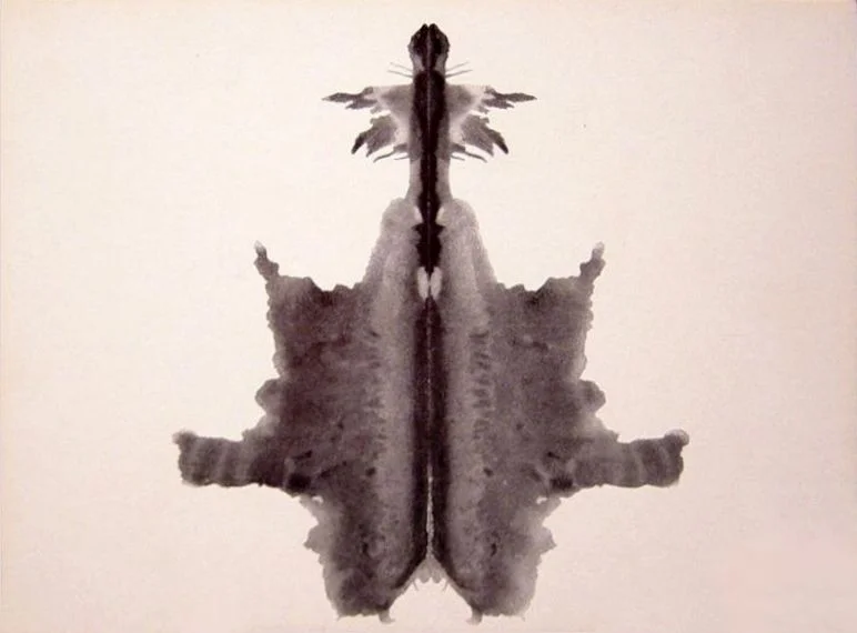 Inktvlek uit de test van Hermann Rorschach