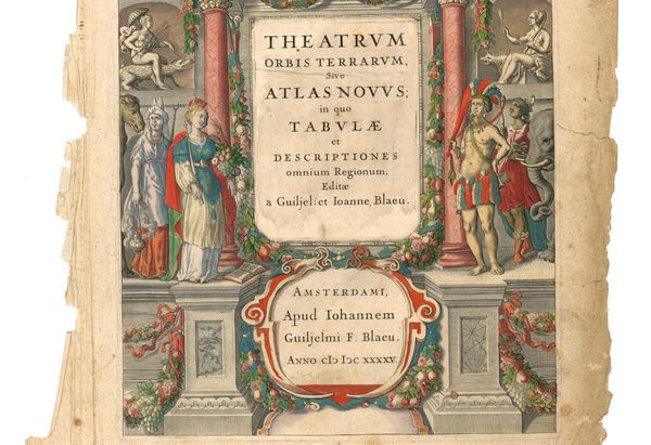 Titelblad van de Atlas Maior van Joan Blaeu (1662)