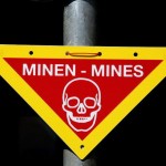 Waarschuwing voor mijnen - Foto: CC