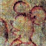 Veertiende-eeuwse fresco met een afbeelding van ‘Mickey Mouse’