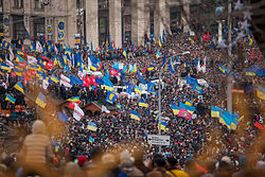De betoging in Kiev op 1 december 2013 - Foto: C / Nessa Gnatoush