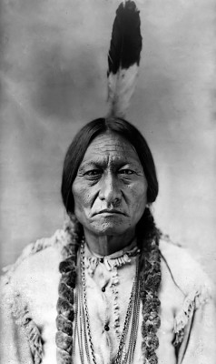 Indiaan Sitting Bull, 1885