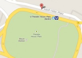 Adolf-Hitler-Platz in Berlijn op Google Maps