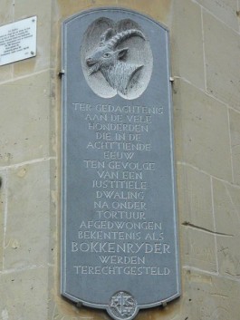 Bokkerijders plaquette in Valkenburg - Foto: CC
