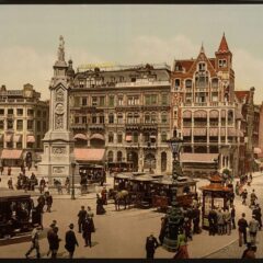 Foto’s van Amsterdam rond 1890, in kleur