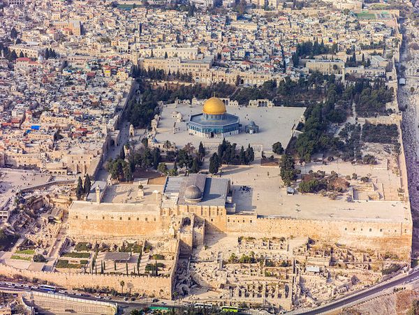 Tempelberg in de oude stad van Jeruzalem