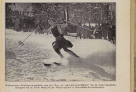 Jonkvrouw Schimmelpenninck van der Oye tijdens de Winterspelen van ’36 (KB)