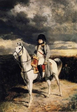 Napoleon in 1814 op zijn paard 'Marengo' -  Jean-Louis-Ernest Meissonier