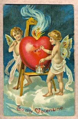 Valentijnskaart uit 1909
