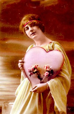 Valentijnskaart uit 1910