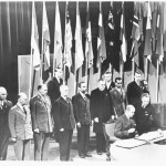 De Nederlandse ondertekening van het VN-verdrag - Foto: beeldbankwo2/niod