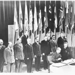 De Nederlandse ondertekening van het VN-verdrag - Foto: beeldbankwo2/niod